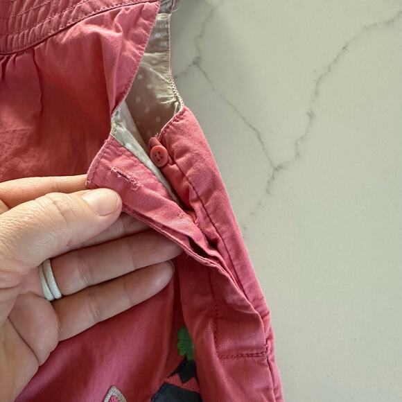 Baby Boden Birthday Cat Appliqué Pinafore Dress 2-3 Years - Picture 5 of 8